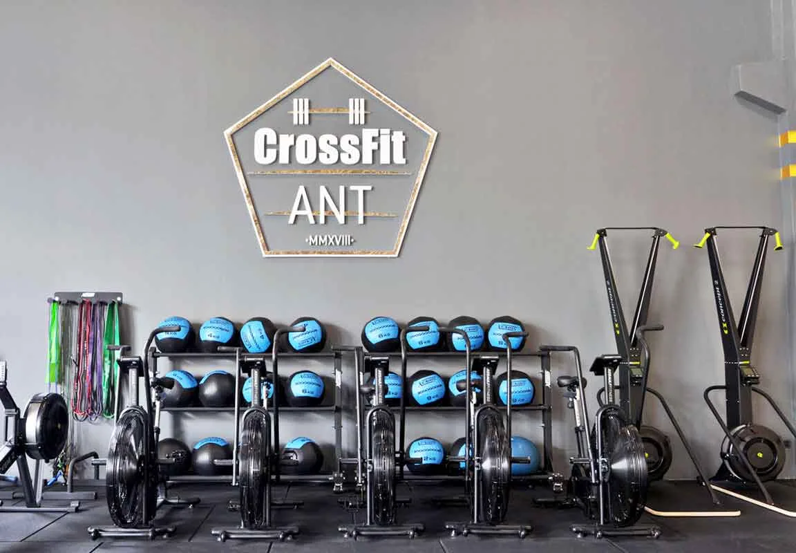 Loghi in polistirolo 3d personalizzati per centri Crossfit Ant - progetto versione Prestige