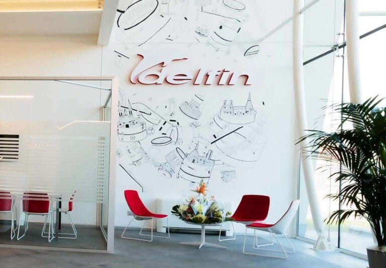 Scritte in polistirolo 3d personalizzate per ingressi Delfin - progetto versione Prestige Plus